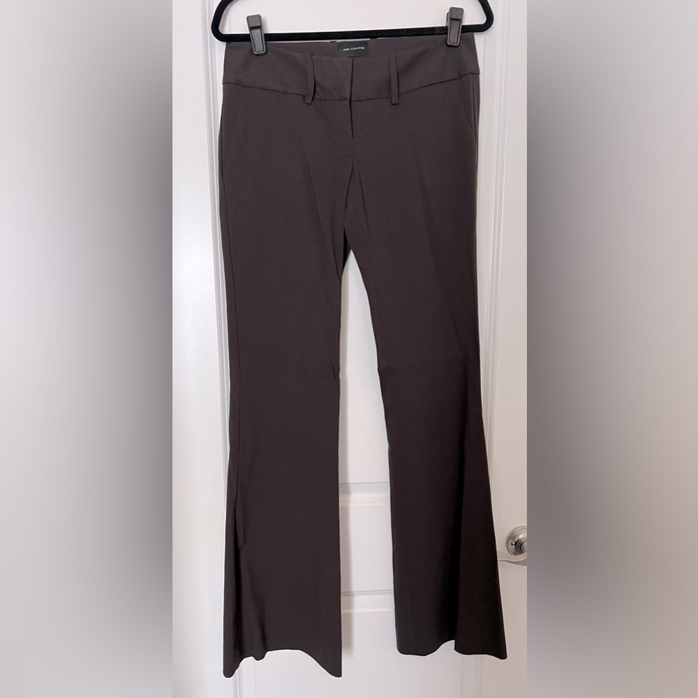 The Limited Drew Fit Pants Dark Brown Sz 4L